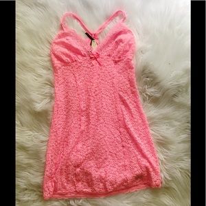 Victoria’s Secret Mesh Lace Slip Nightie Dress L